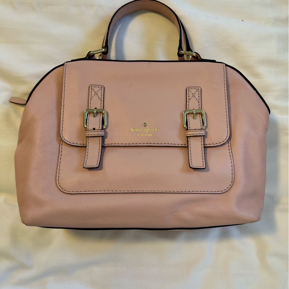 KATE SPADE Raquelle Allen Street Satchel  Leather Pink bag